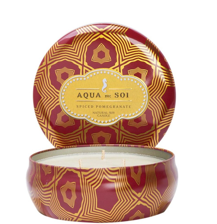 Fragrance Soi | Spiced Pomegranate Tin Candles