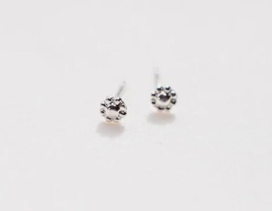 Jewelry devi arts | Silver Flower Mini Stud