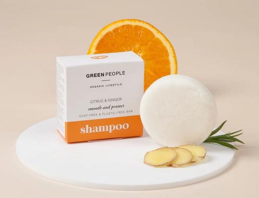 Bath & Body Green People Shampoos & Conditioners | Citrus & Ginger Shampoo Bar