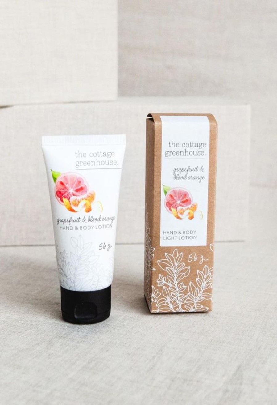 Bath & Body the cottage greenhouse Body Oils & Serums | Grapefruit & Blood Orange Travel Size Hand & Body Light Lotion