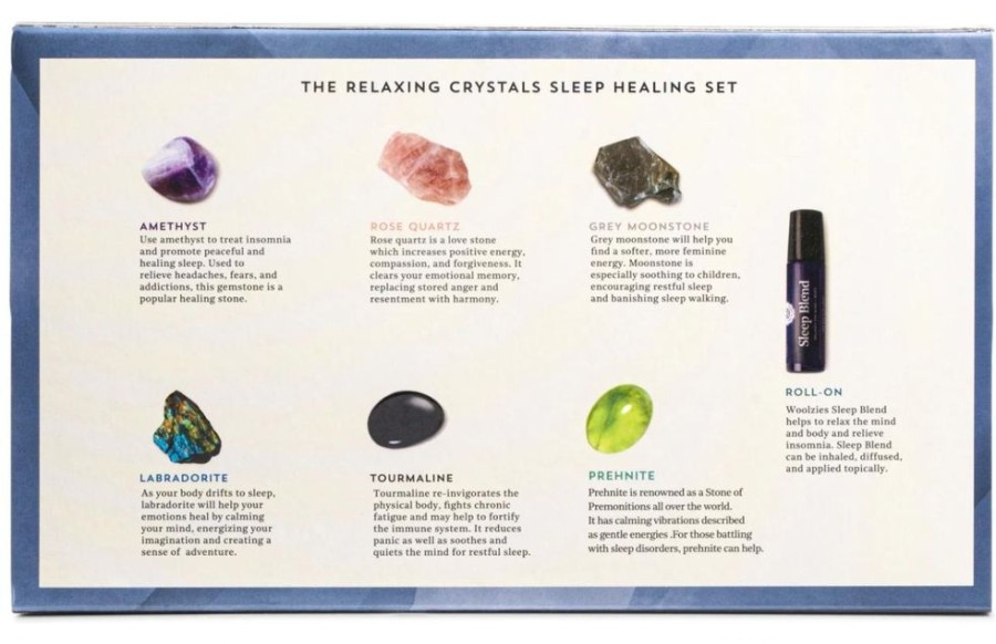 Bath & Body Woolzies Aromatherapy | The Natural Crystals Sleep Collection