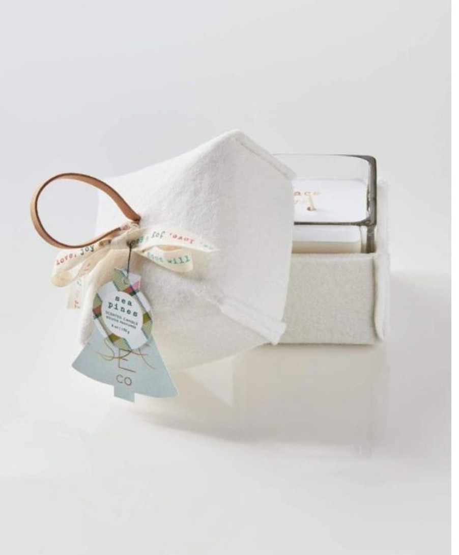 Fragrance mer-sea | Felt Box Candle-Sea Pines