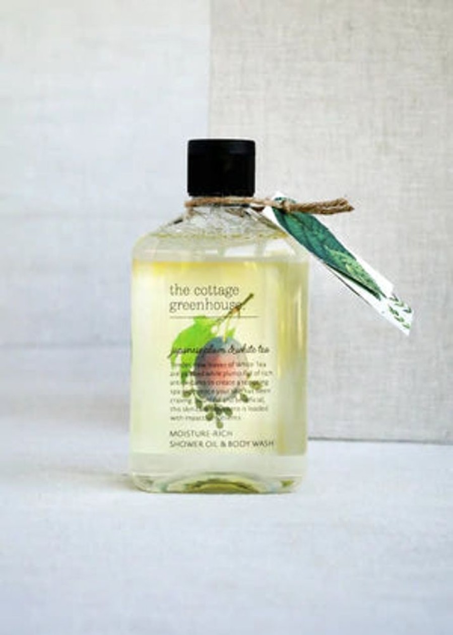 Bath & Body the cottage greenhouse Body Cleansers | Japanese Plum & White Tea Body Wash