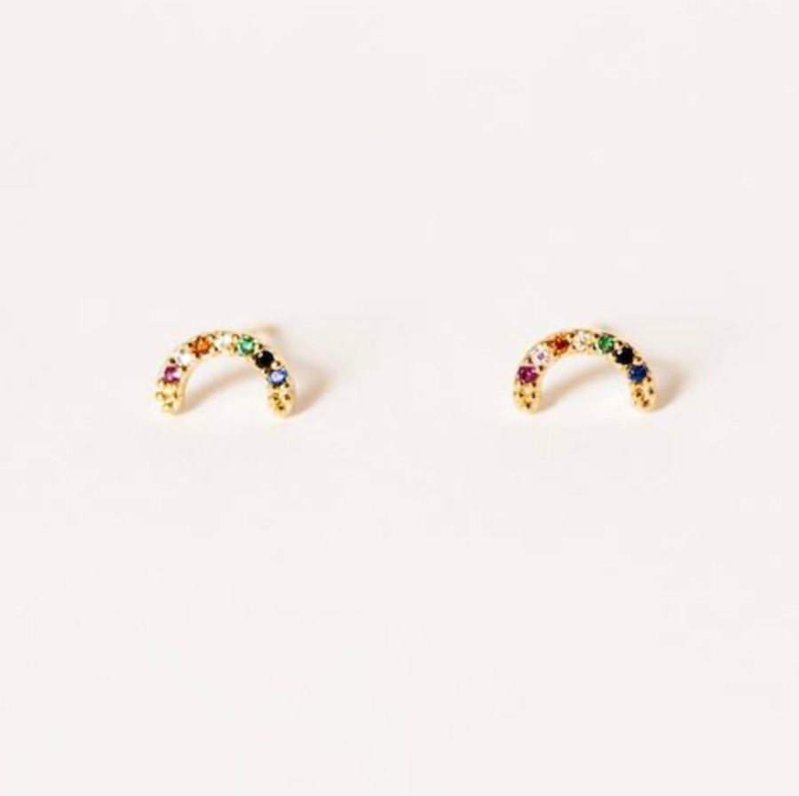 Jewelry Delilah Studios | Crystal Rainbow Studs