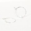 Jewelry devi arts | Silver Cleopatra Hoop Earrings