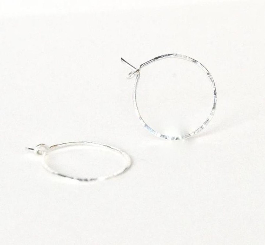 Jewelry devi arts | Silver Cleopatra Hoop Earrings