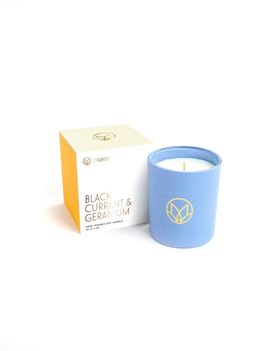 Fragrance musee | Black Currant & Geranium Soy Candle