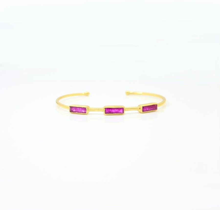 Jewelry Joya | Gold Gemstone Bangle