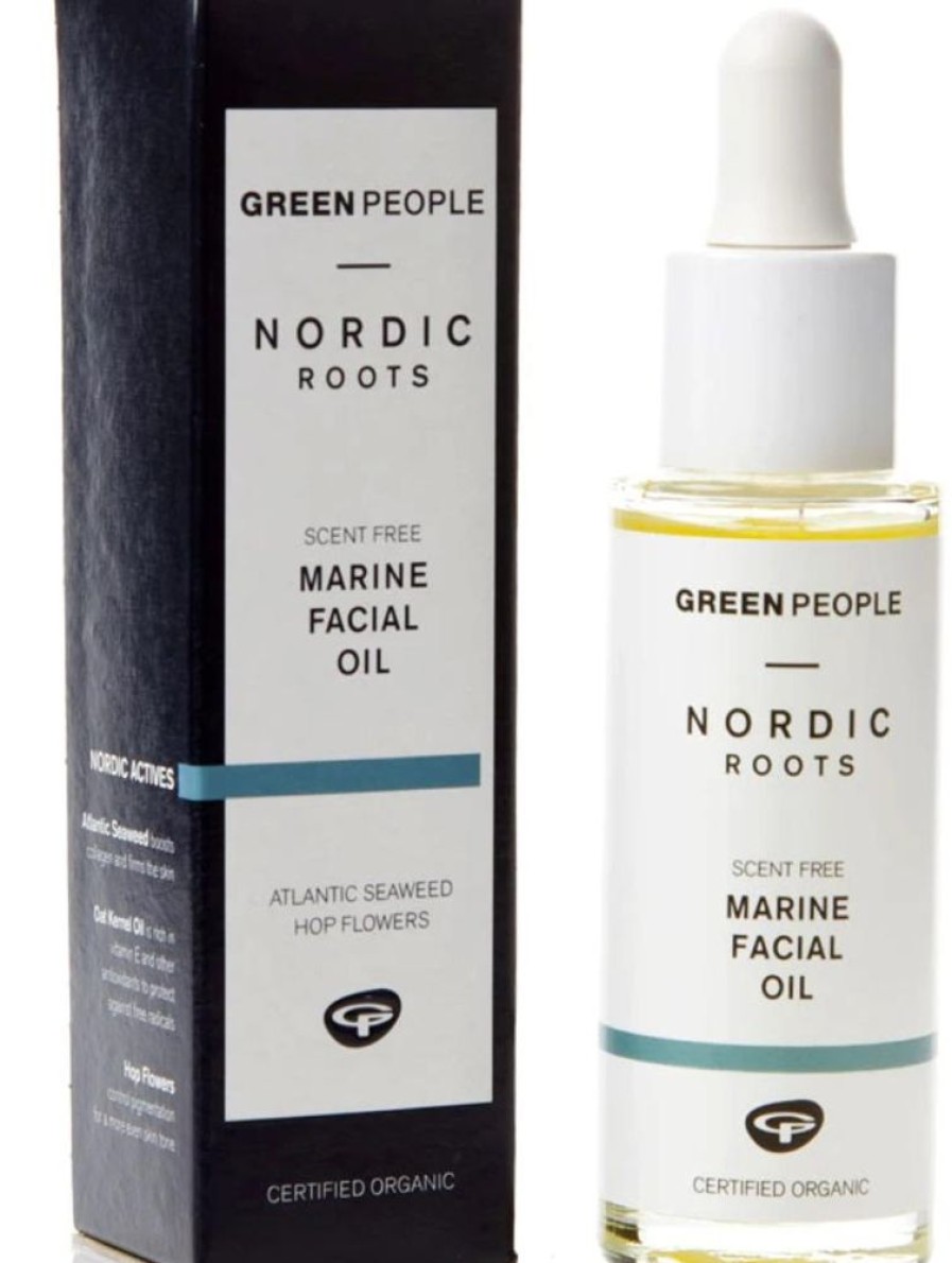 Skincare Green People Oils | Nordic Roots Marine Facial Oil