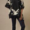 Clothing one hundred stars | Heron Black Tunic Top