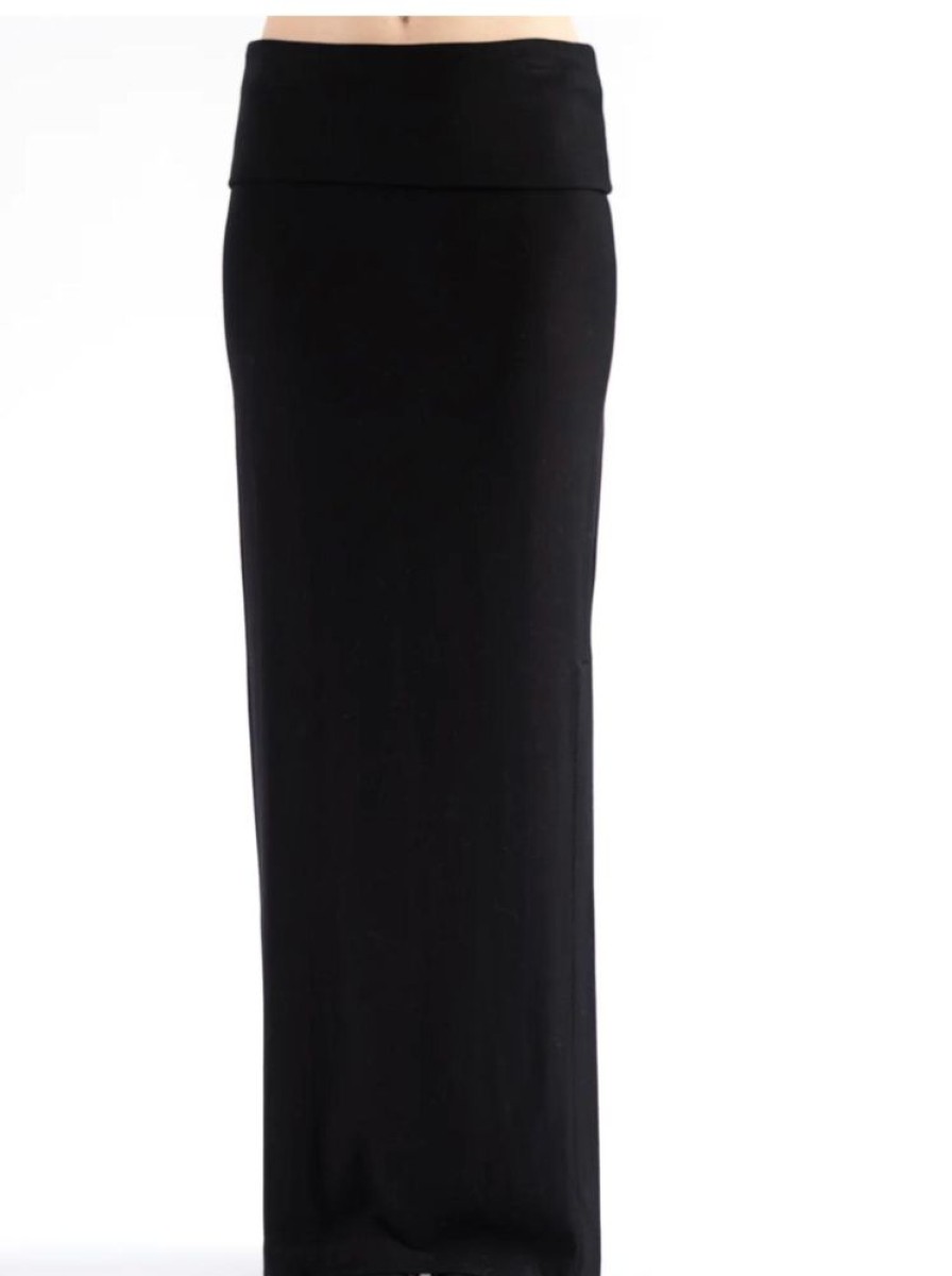 Clothing Capote | Ultra-Soft Bamboo Fleece Maxi Skirt With Slit