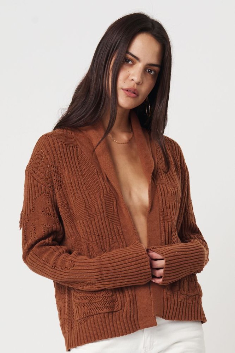 Clothing Rue Stiic | Sahara Umber Cardigan