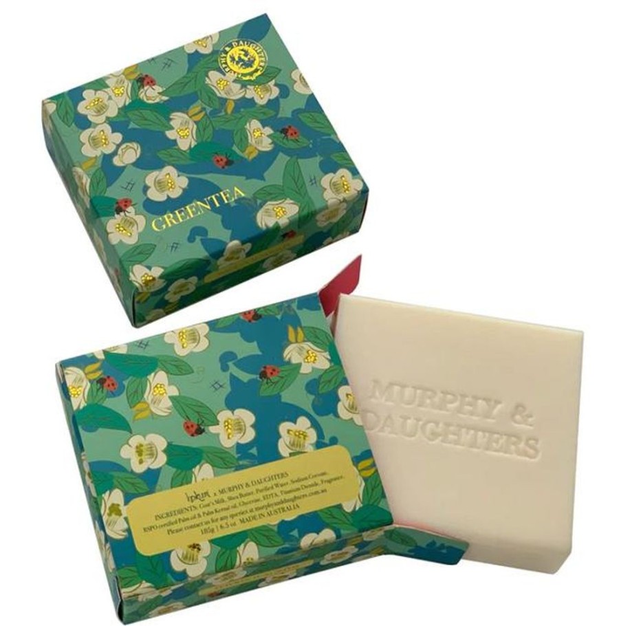 Bath & Body Murphy & Daughters Luxury Bath & Body | Green Tea Shea Butter Soap