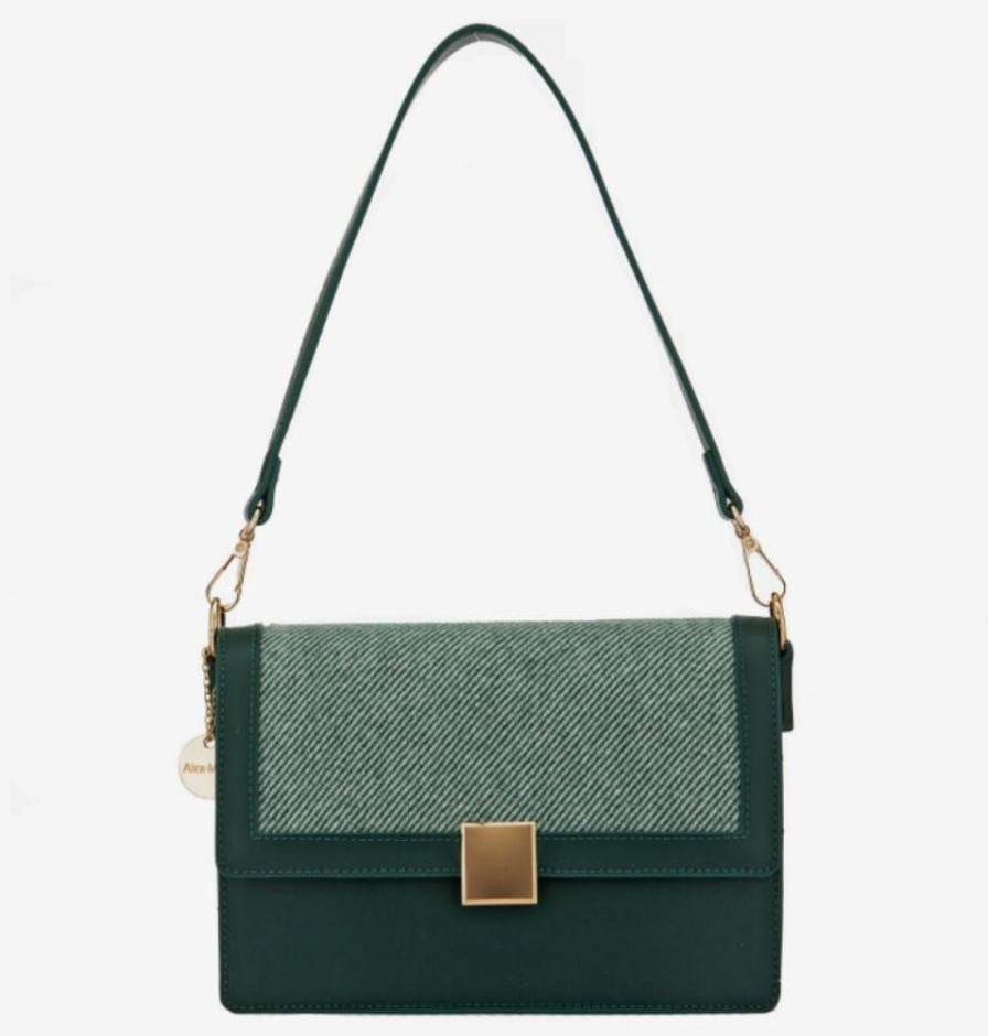 Bags & Accessories Alex Max | Faux Leather Felt Textured Bag