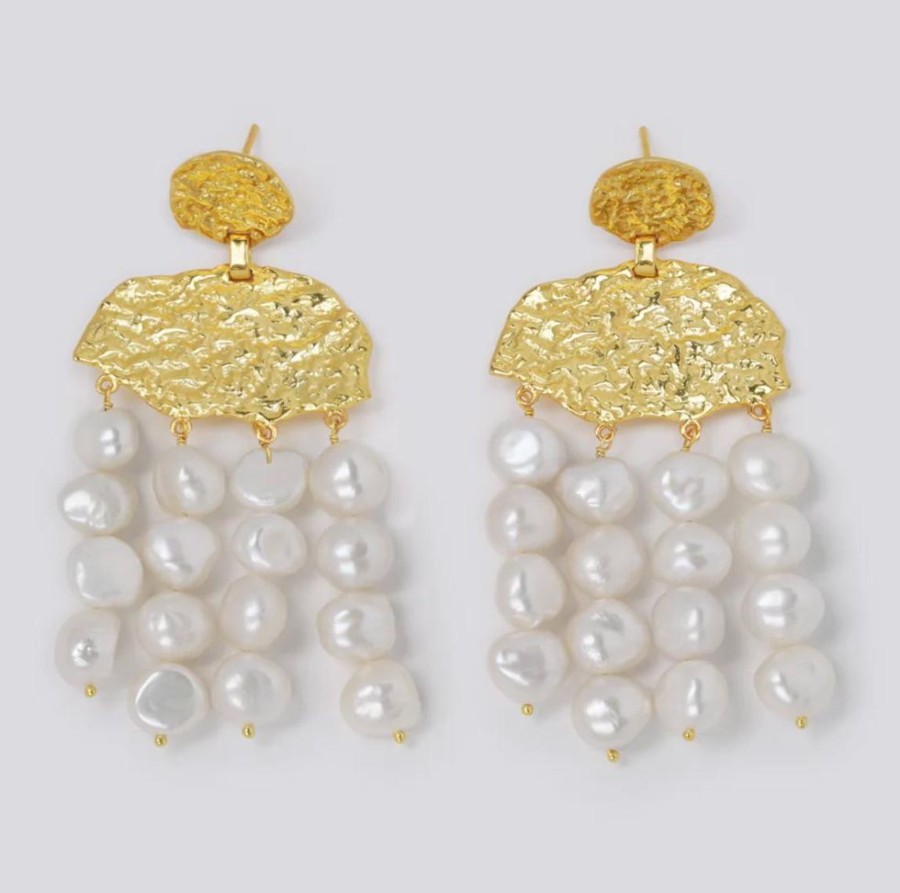 Jewelry Dinari | Felini Baroque Pearl Earrings