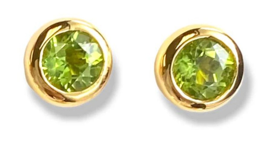 Jewelry dina mackney | Peridot Gemstone Stud