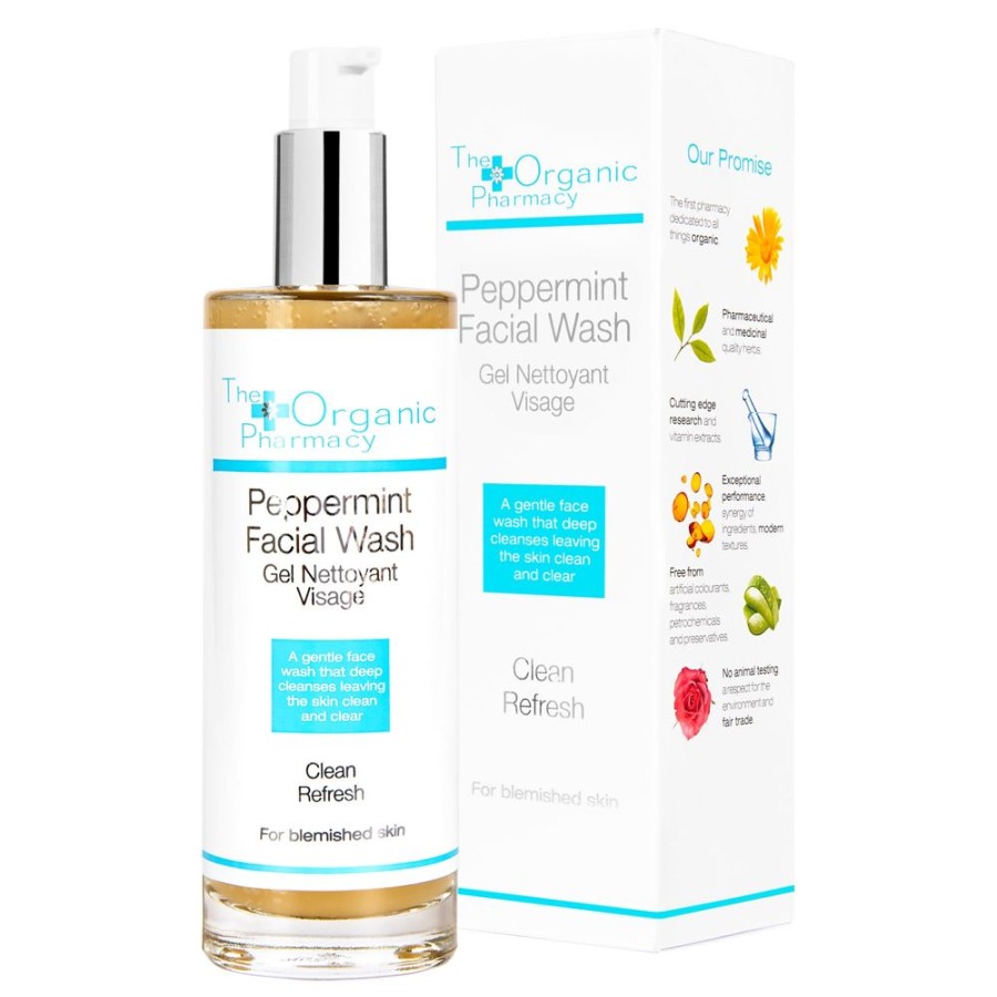 Skincare Organic Pharmacy Cleansers | Peppermint Facial Wash