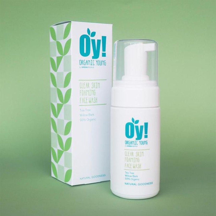 Skincare Green People Cleansers | Organic Young Oy! Foaming Face Wash