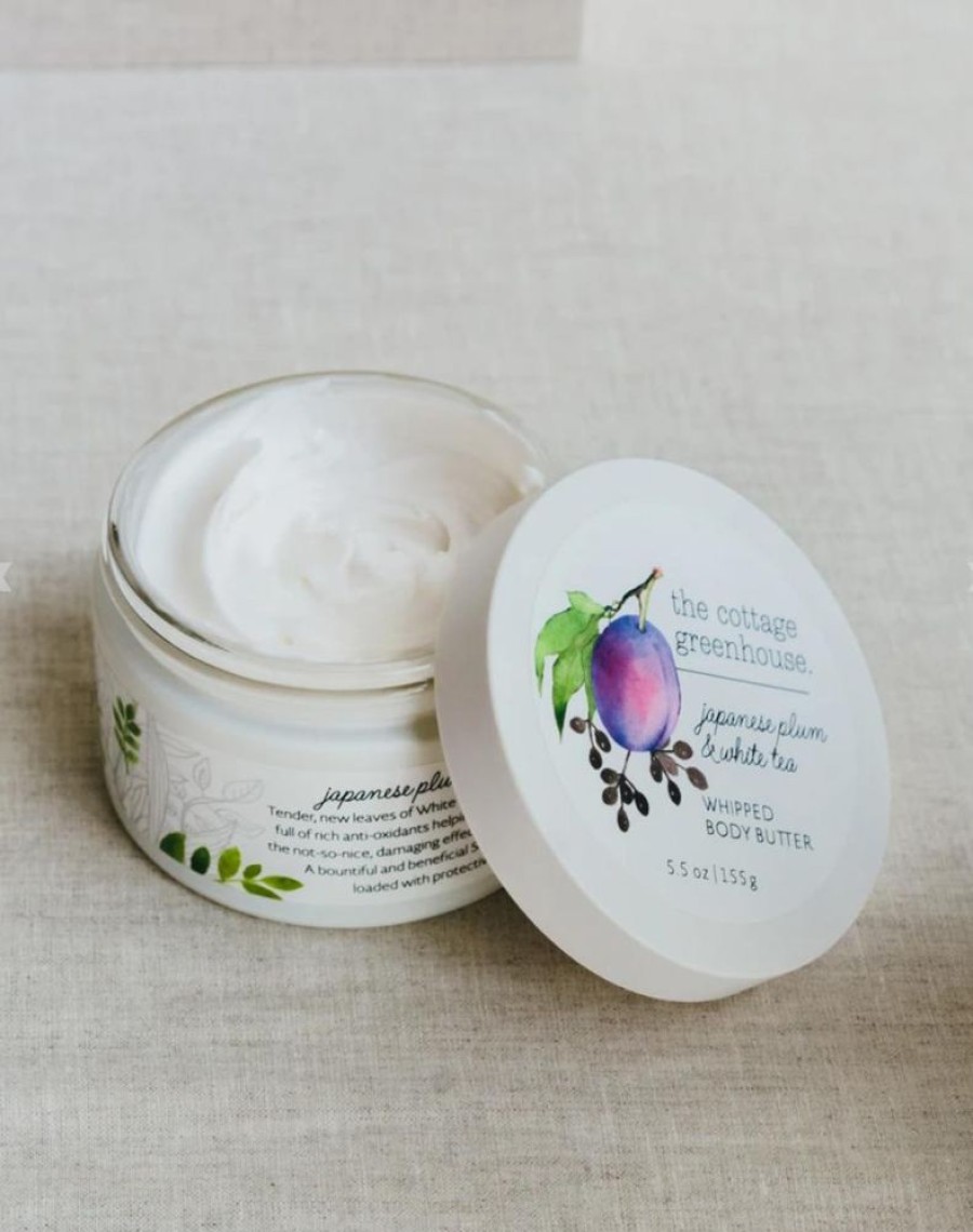 Bath & Body the cottage greenhouse Body Creams & Lotions | Japanese Plum & White Tea Body Butter