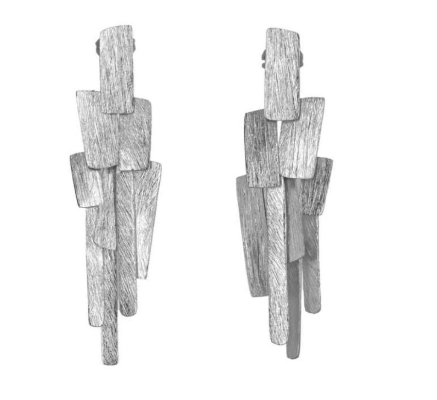 Jewelry Dinari | Babylon Silver Earring