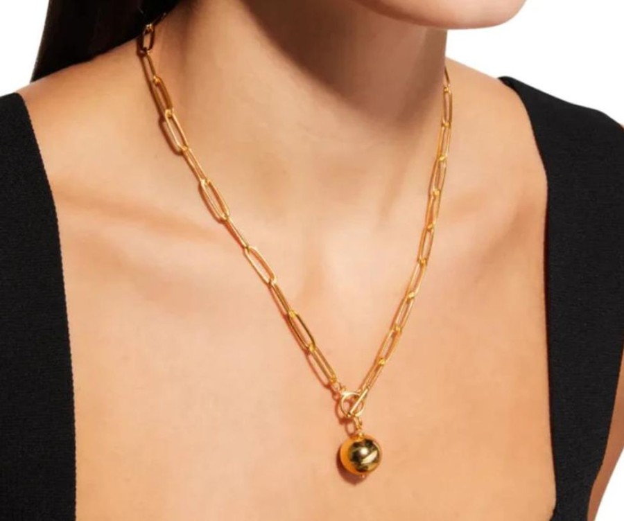 Jewelry dina mackney | Ball & Chain Necklace