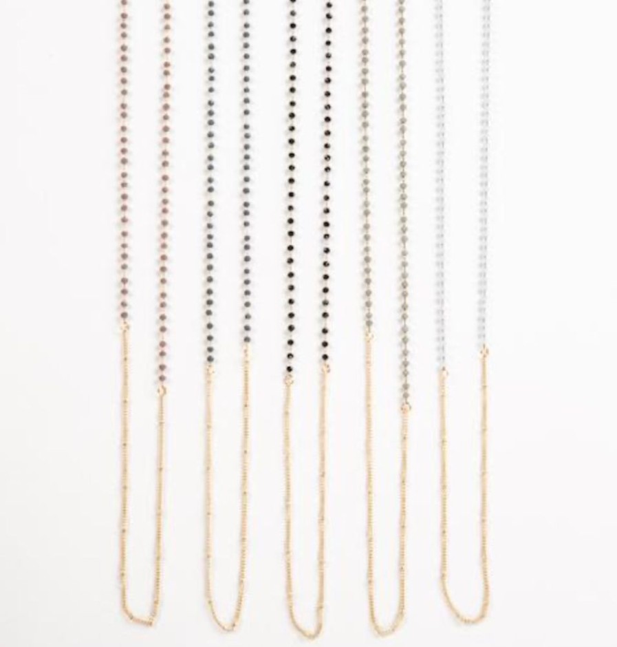 Jewelry Delilah Studios | Crystal Chain Necklace