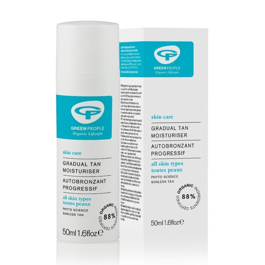 Skincare Green People Moisturisers | Gradual Tan Moisturiser