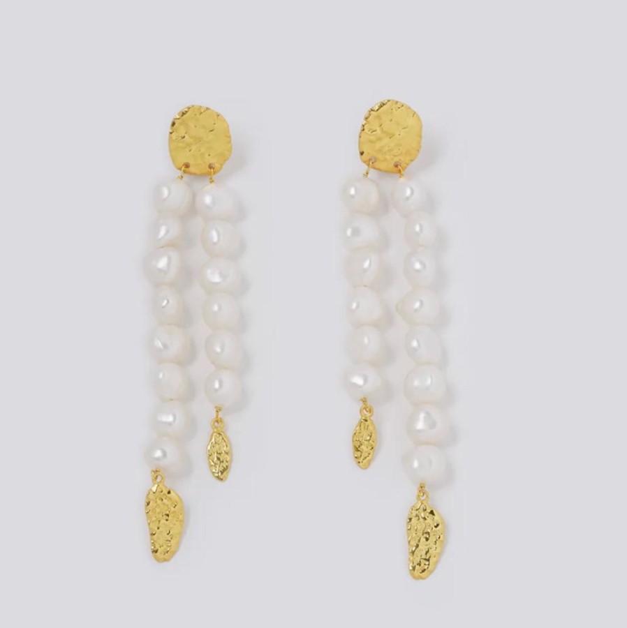 Jewelry Dinari | Baroque Pearl Drop Earrings