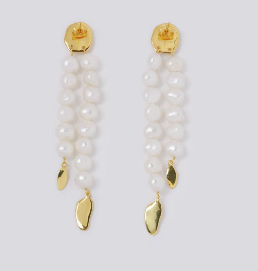 Jewelry Dinari | Baroque Pearl Drop Earrings