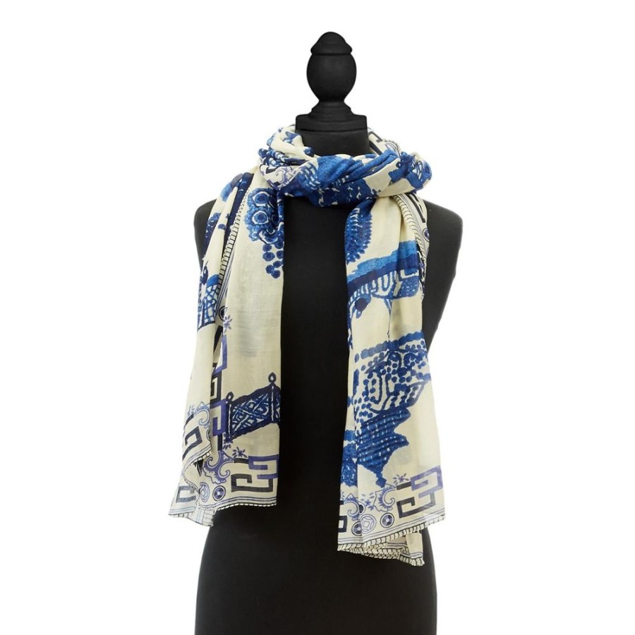 Bags & Accessories one hundred stars | Willow Blue Scarf