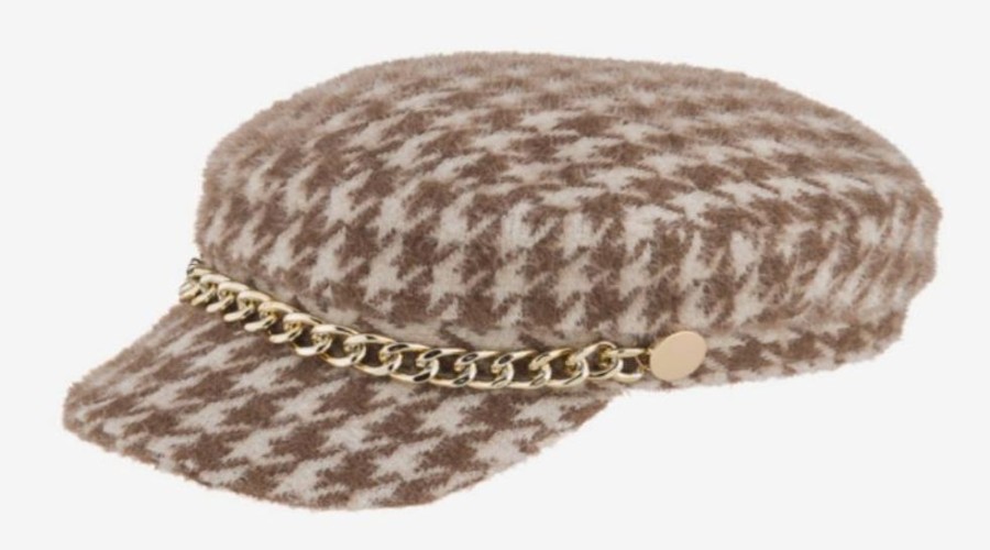 Bags & Accessories Alex Max | Hounds Tooth Page Boy Hat