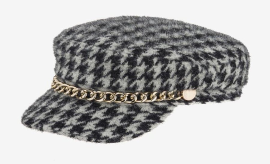 Bags & Accessories Alex Max | Hounds Tooth Page Boy Hat