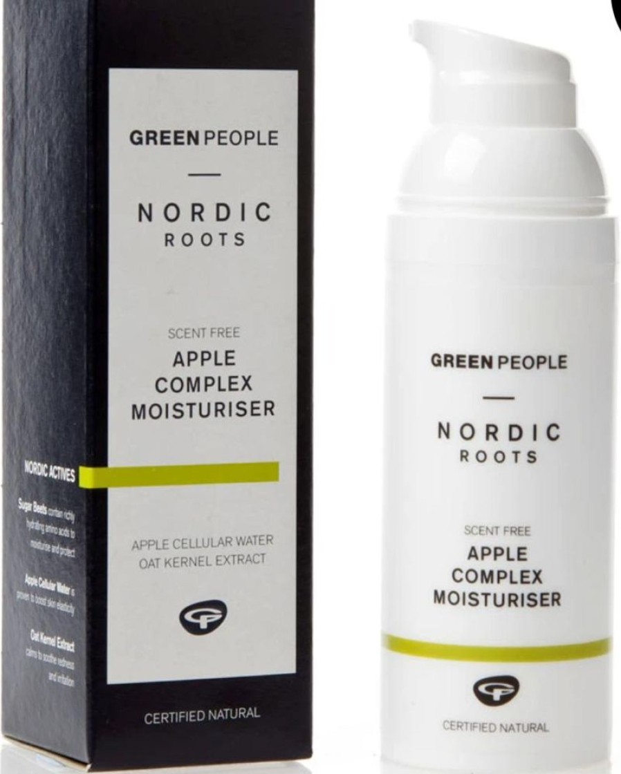 Skincare Green People Moisturisers | Nordic Roots Apple Complex Moisturiser