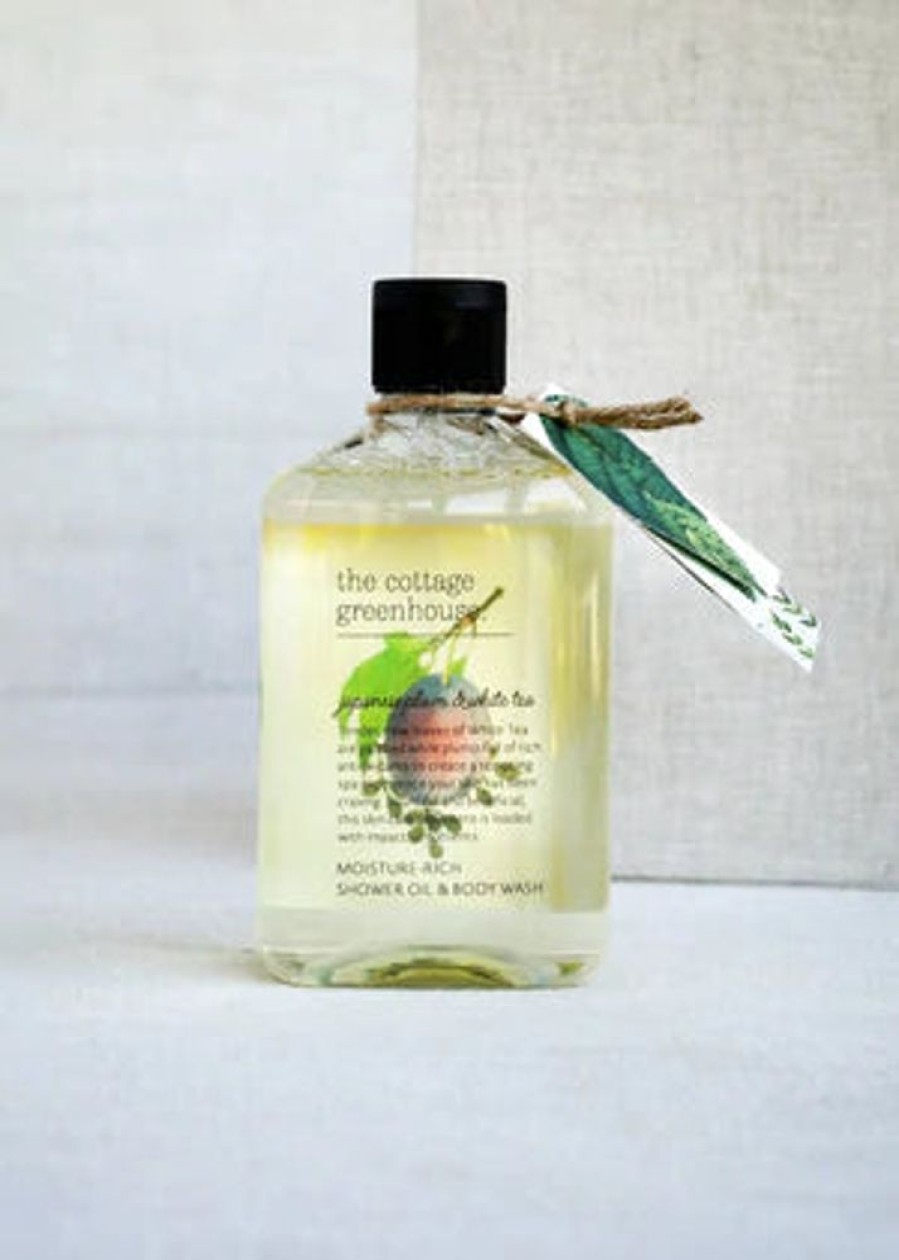 Bath & Body the cottage greenhouse Body Oils & Serums | Japanese Plum & White Tea Body Wash