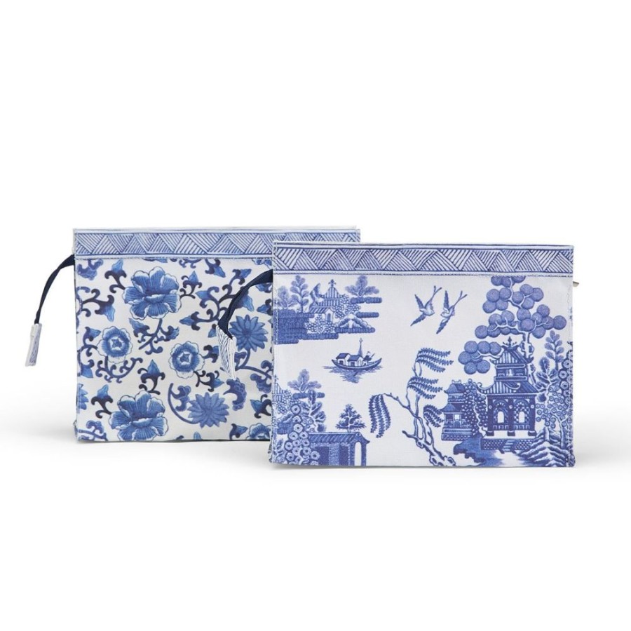 Makeup Twos Company Accessories | Chinoiserie Accessory Pouch