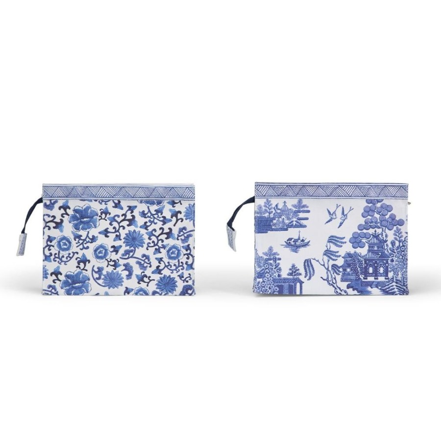 Makeup Twos Company Accessories | Chinoiserie Accessory Pouch