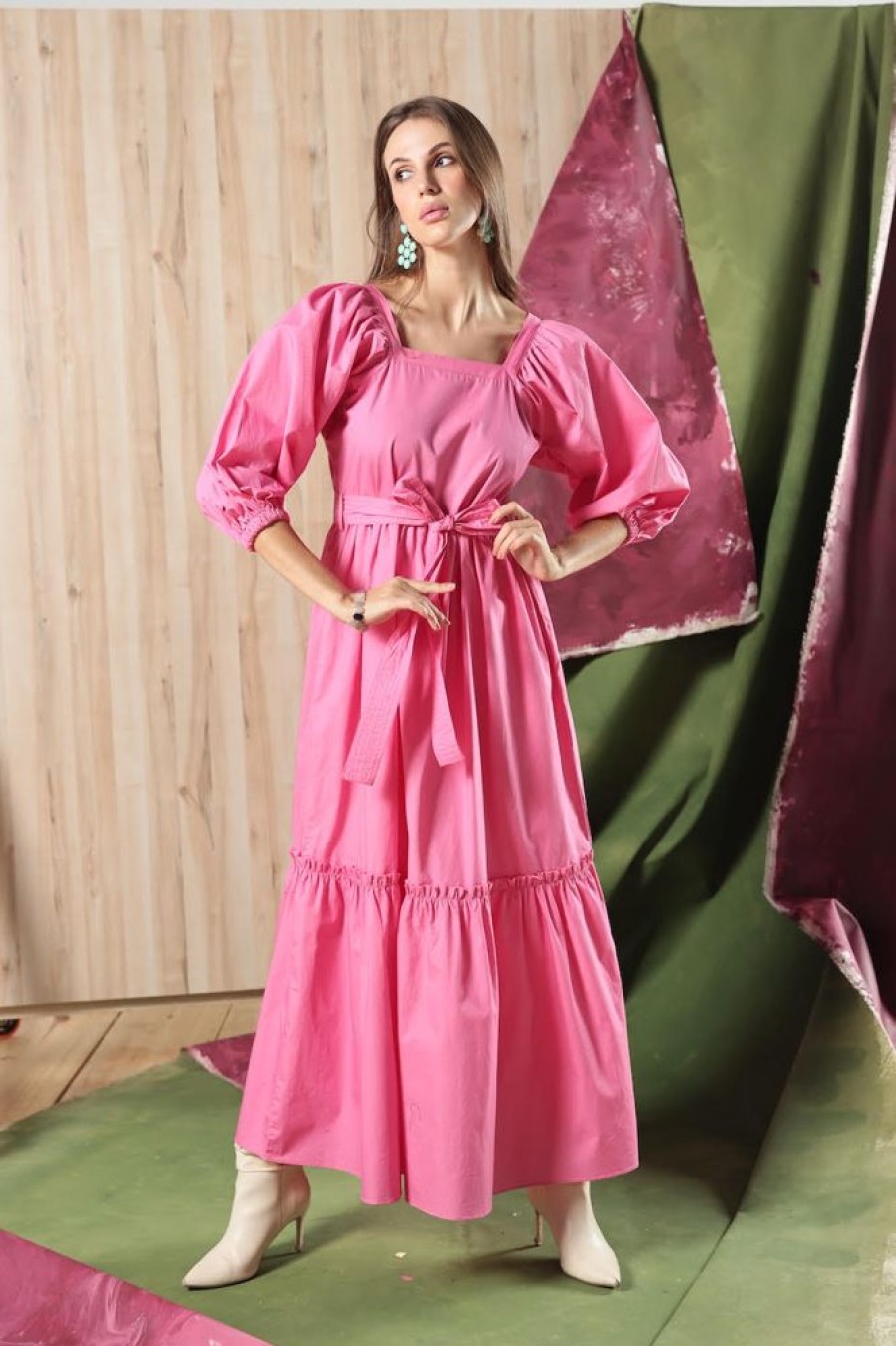 Clothing Maude Vivante | Pink Oleander Maxi Dress