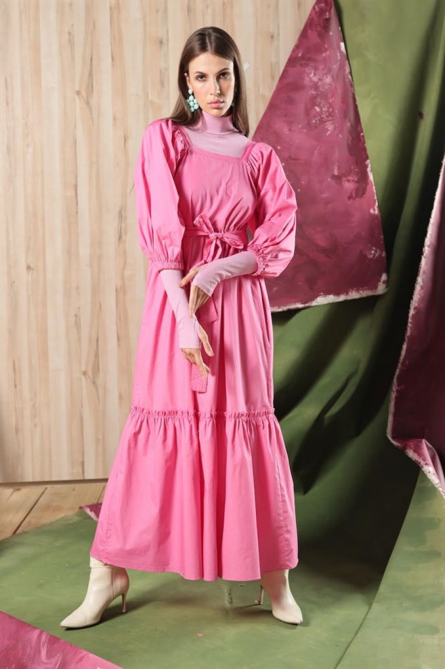 Clothing Maude Vivante | Pink Oleander Maxi Dress