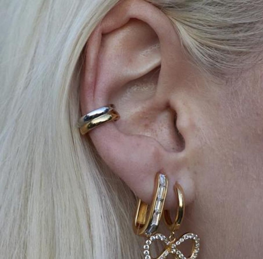 Jewelry Scream Pretty | Mixed Metal Small Single Ear Cuff